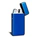 USB Rechargeable Lighter, Electric Tesla Plasma Dragon Lighter USB Windproof Flameless Arc Lighter (Blue ice)