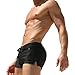 Alonea Fashion Swimsuit Swimming Trunks Briefs Beach Shorts Mens Underpant (XXL, Black)