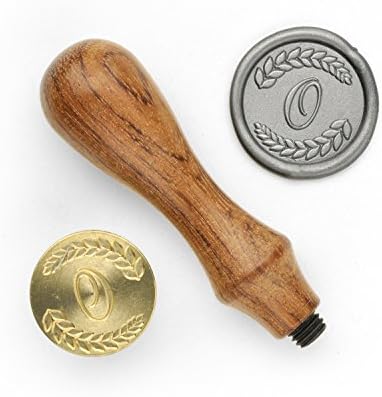 DesignOD Wax Seal Stamp - Olive Branch Letters - O