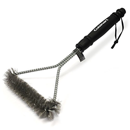 Cuisinart Tri-Wire Grill Cleaning Brush, 12-Inch, Black/Silver