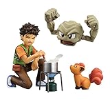 Megahouse Pokemon: Brock & Geodude & Vulpix GEM PVC Figure