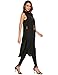 Zeagoo Women's Chiffon Sleeveless Cover-up Open Split Long Blouse Shirt Top