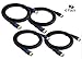 BlueRigger 8K HDMI Cable (6FT - 4 Pack, 8K 60Hz HDR, 4K 120Hz, High Speed 48Gbps with Ethernet, eARC, 3D, HDCP 2.3) - Compatible with PS5, Xbox, Roku, Apple TV, Switch, PC