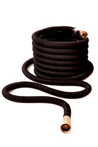 Riemex Expandable Hose 75 FT Black [NEW 2018] Heavy Duty Garden Water Hose - TRIPLE LATEX - Expanding Solid Brass Metal Fittings Connectors, Flexible Strongest - for all Watering Needs - Thumbnail 7