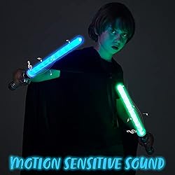JOYIN 2-in-1 Light Up Saber, Sword for Kids, LED