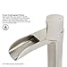 VIGO Niko 11'' H Single Handle Single-Hole Bathroom Vessel Faucet in Brushed Nickel-VG03024BN