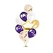 Ramadan Kareem Happy Ramadan Balloons; Eid Moon Star Balloons, Purple Ramadan Balloon Bouquet Kit for welcoming Ramadan