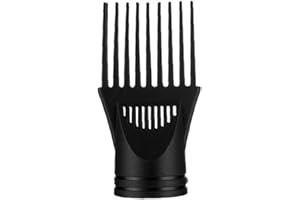 HTPPZJR Hair Dryer Diffuser Professional Universal Hairdressing Wind Blow Cover Comb Attachment Nozzle Black Straightening Detangling Fine Curly Natural Hair Professional Processed Blow Dryer Comb Attachment