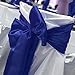Tiger Chef 12-Pack Navy Blue 12 x 108 inches Long Satin Table Runner for Wedding, Table Runners fit Rectange and Round Table Decorations for Birthday Parties, Banquets, Graduations, Engagements