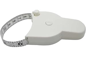 Measuring Tape - Body & Fabric Measure Tape for Sewing, Seamstress, Tailor, Cloth, Waist, Crafting, Fitness-Retractable, Dual