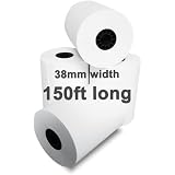 38mm (1-1/2) x 150' 1-Ply Thermal Paper 100 Rolls
