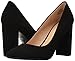 NINE WEST Women's Astoria Pump, Black Suede, 7.5 Medium US