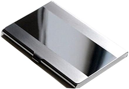 Business Card Holder Stainless Steel Card Case Credit Id Card Holder/Case for Men and Women (Stainless Steel-02)