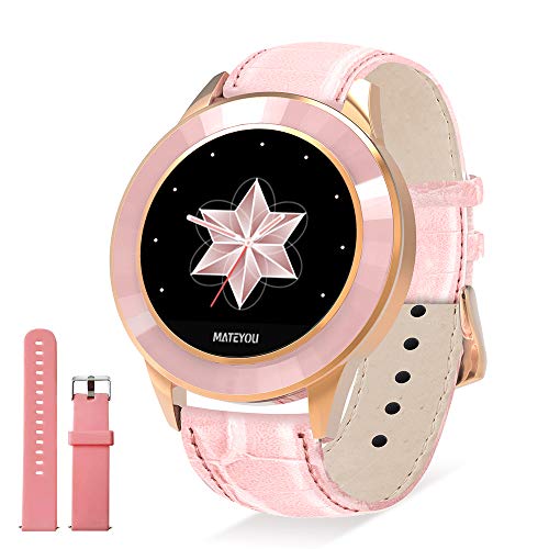 MATEYOU Mate6 IP68 Waterproof Activity Tracker for Girls/Women, 1.2 inch HD Display, Custom Dial, Li MATEYOU Mate6 IP68 Waterproof Activity Tracker for Girls/Women, 1.2 inch HD Display, Custom Dial, Li