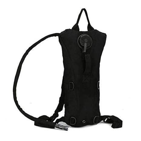 Coromose Sports Water Bag Hydration Pack with 3L Backpack Water Bladder Black