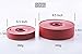 DOTERNITY Tortilla Warmer - Tortilla Server -Pancake Keeper -One Large & One Small Combination - Food Container - Perfect for Keeping Tortillas, Pancakes, Waffles Warm -Microwave Save (Red)