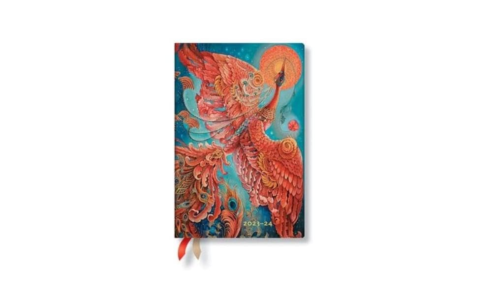 Paperblanks 18 Month Diaries 2023-2024 Firebird | Horizontal | Mini (95 × 140 mm)