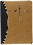 KJVER Sword Study Bible Personal Size Large Print Black Tan Ultrasoft: King James Version Easy Read