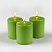 3 x 4 Pillar Candles Set of 3 (Lime Green) (Citronella Scented) Higlow Made in USA