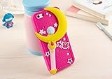 iPhone 6 Case, Maxbomi - 3D Cute Cartoon Japanese Anime Sailor Moon r Crystal Stars Soft Silicone Rubber Protective Skin Protector Back Case Cover for iPhone 6 (4.7 inch) - Crescent Moon Magic Wand Stick Rod Style