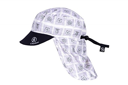 Chaskee Junior Sahara Beach Tribal Children's Cap with Neck Protection, grey