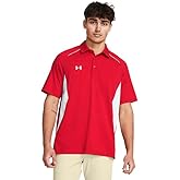 Under Armour Mens Title Polo - Fast Drying MD Red-White