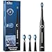 Electric Toothbrush Rechargeable, Kealive Ultra Whitening Sonic Toothbrush with 5 Optional Modes, 2 Mins Smart Timer, 40,000 VPM Motor, USB Fast Charging Power Toothbrush with 3 W Replacement Heads