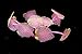 Uniclife Silicone Coral Plant Decorations Glowing Artificial Ornament for Fish Tank Aquarium, Yellow, Ball Shape