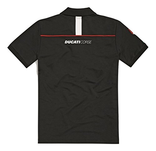 Ducati Corse Speed Short Sleeve Polo Shirt (XL, Black) - Thumbnail 2
