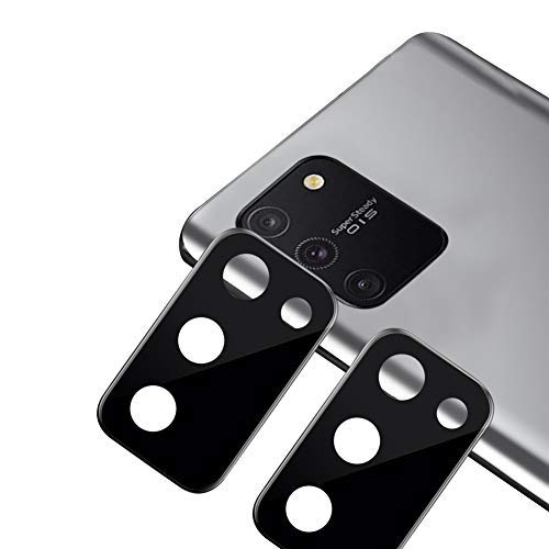 xinyunew [2 x Rear Camera Protector for Samsung Galaxy Note 10 Lite/A81/M60S Camera, Camera Protection Film [9H Hardness] [Bubble Free] Camera Protector (Black)