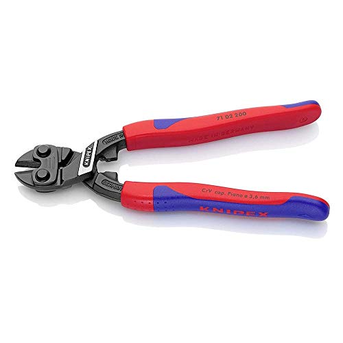 KNIPEX Cobolt Compact Bolt Cutter Self-Service Card 200 mm, 71 02 200 SB