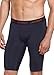 Jockey Men's Underwear Microfiber Performance Quad Short - 2 Pack, black, L