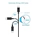 USB Type C Cable, TeckNet [3.3 ft] USB 3.0 Type C (USB-C) to Type A (USB-A) Male to Male Fast Charging & Sync Cable for Galaxy S8,Apple New Macbook,Nintendo Switch,Nexus,LG,Google Chromebook and More