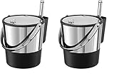 Oggi Double-Wall Stainless Steel/Black Insulated