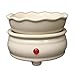 Original Candle Warmer - Electric 2-in-1 Fragrance Air Freshener - 2 Piece Ceramic Melt Tart Wax Cube Melter - Eliminate Odors - Beige