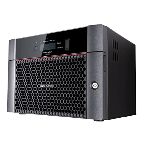 BUFFALO TeraStation 5820DN 8-Bay Business Desktop NAS 32TB (4x8TB) with Hard Drives Included RAID iSCSI Network Storage File Server