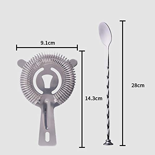 NXYJD 28 Unzen Edelstahl Cocktail Shaker Mixer Getränk Bartender Kit Bars Set Werkzeuge – Bild 6
