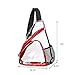 Clear PVC Sling Bag - Stadium Approved Transparent Shoulder Crossbody Backpack