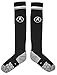 Kunto Fitness Graduated Compression Socks for Men and Women (Large, Black)