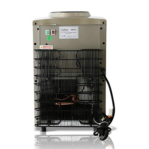 NutriChef Countertop Compressor Cooler DispenserHot & Cold Water, with