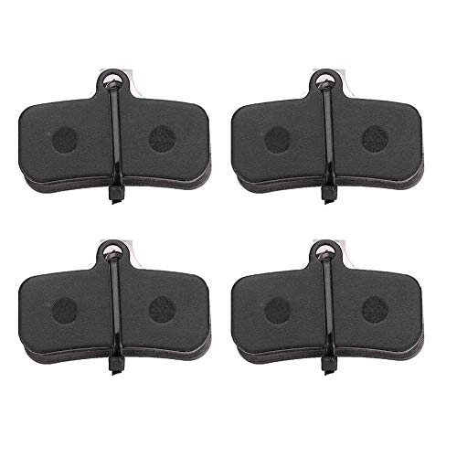 Alomejor 4 Pairs Bicycle Brake Parts Resin Semi Metal Bicycle Disc Brake Pad for Saint M810, M820, ZEE M640