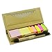 Colourful Sticky Notes Memo Box With 2 Square Note/5 Arrow Shape Note/A Ruler/A Pen Arrow Index Bookmark