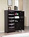 Coaster Home Furnishings Phoenix Contemporary Wood 8-Drawer Bedroom Door Chest Chiffonier Clothing Storage Cabinet Bedroom Armoire Tall Dresser Organizer Unit Cappuccino 200420