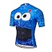 Mens Cycling Jersey Shirt,2020 Short Sleeve Bike Jersey Riding Tops Outdoor MTB Cycling Clothing, Blue, X-Large