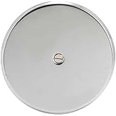 EZ-FLO 6 Inch Stainless Steel Bathtub Overflow Cleanout Cover Plate, Chrome Plated, 43491
