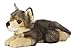 Aurora® Realistic Miyoni® Wolf Stuffed Animal - Lifelike Detail - Cherished Companionship - Gray 10.5 Inches