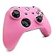 Xbox One Controller Skin Pink, BRHE Anti-Slip Silicone Cover Protector Case Accessories Set for Microsoft Xbox 1 Wireless/Wired Gamepad Joystick with 2 Cat Paw Thumb Grips Caps (Pink)thumb 1