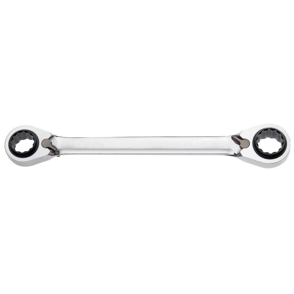 Kraftwerk 3404-1019 Fine-Toothed Ratchet Spanner 4-in-1 10 x 13 mm - 17 x 19 mm