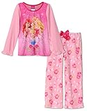 Disney Princess Long-Sleeve Girls Pajama Set With Plush Pants, Sizes 4-10