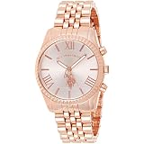 U.S. Polo Assn. Women USC40078 Rose Gold-Tone Bracelet Watch  display picture 3
